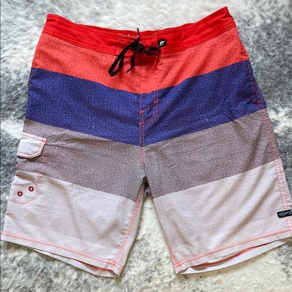 Men's Multicolor Swim Shorts - Picture 1 of 9
